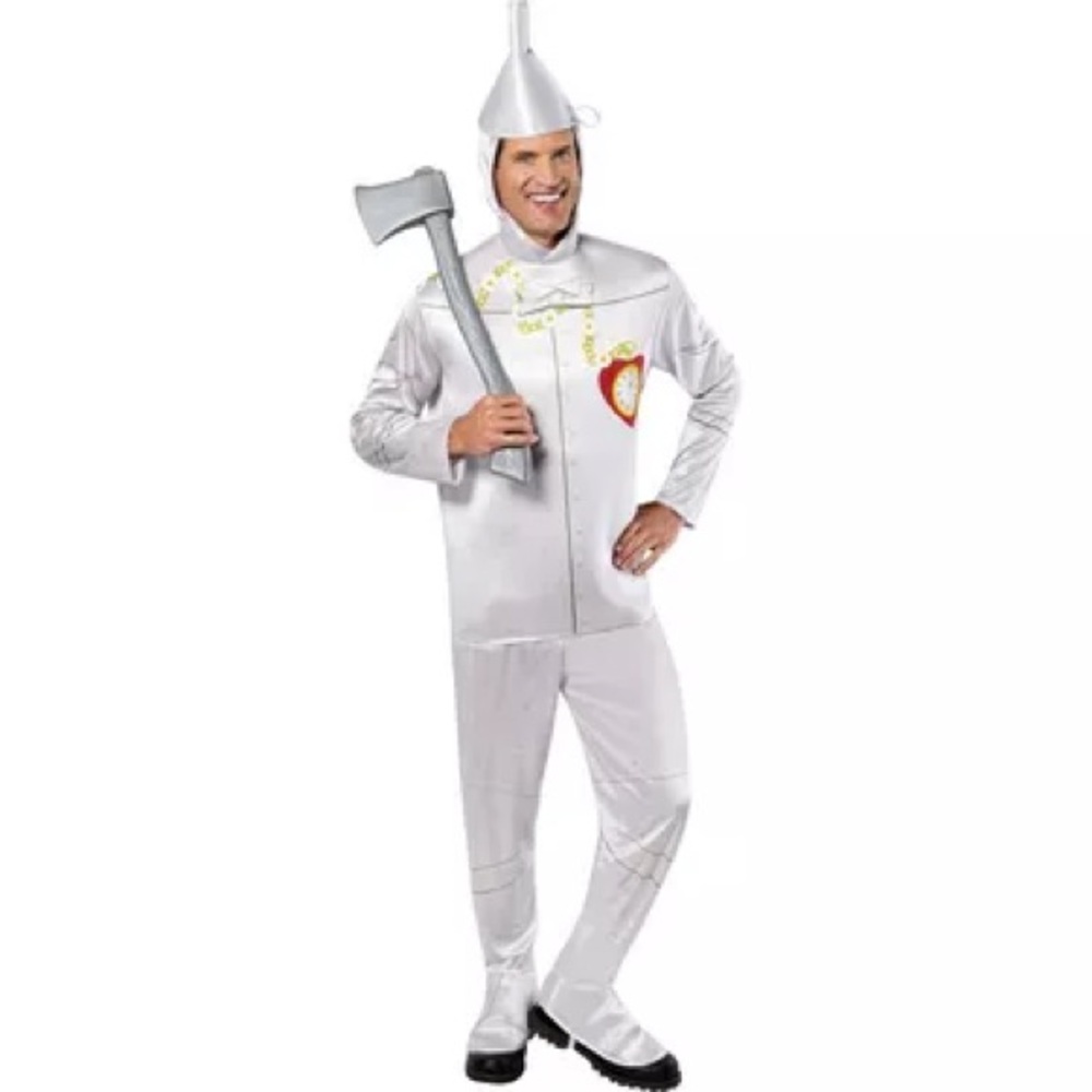 Silver Tin Man Adult Costume - Classic Wizard of Oz Style